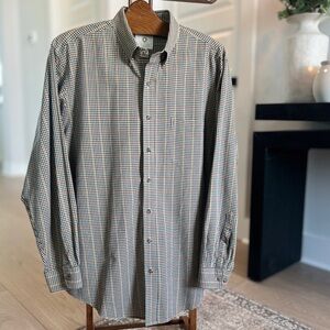 Viyella XL Button-Down Long Sleeve Shirt